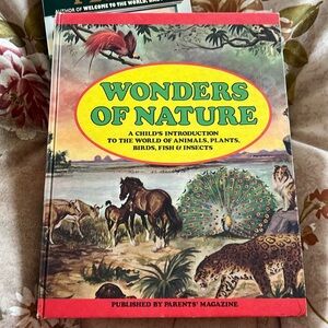 Vintage The Wonders of Nature Hardcover Book 1974 Coffee Table Book oversized